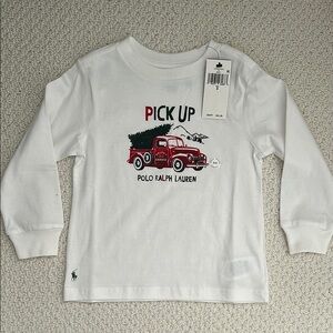 Polo by Ralph Lauren Kids White Long Sleeve Shirt
